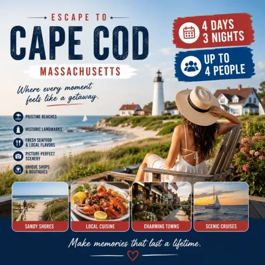 Aiden by Best Western Cape Cod - West Yarmouth — 4D/3N Cape Cod, MA