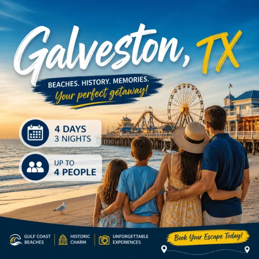 Best Western Plus Seawall Inn & Suites by the Beach — 4D/3N Galveston, TX