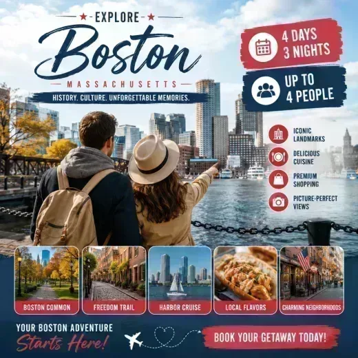 DoubleTree Suites by Hilton Hotel Boston - Cambridge — 4D/3N Boston, MA