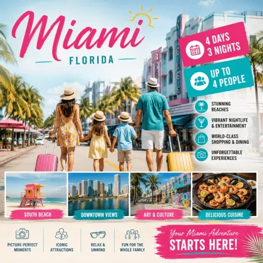 Grand Beach Hotel Surfside West — 4D/3N Miami, FL