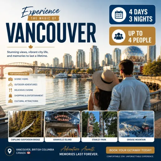 Hampton Inn & Suites by Hilton Langley-Surrey — 4D/3N Vancouver