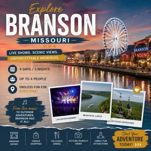 Hilton Promenade at Branson Landing — 4D/3N Branson, MO