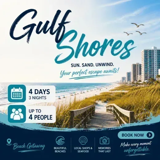 Island House Hotel Orange Beach - a DoubleTree by Hilton — 4D/3N Gulf Shores