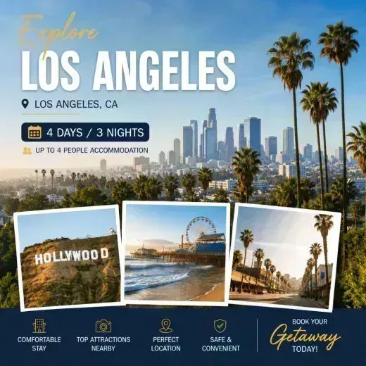 Long Beach Marriott — 4D/3N Los Angeles, CA
