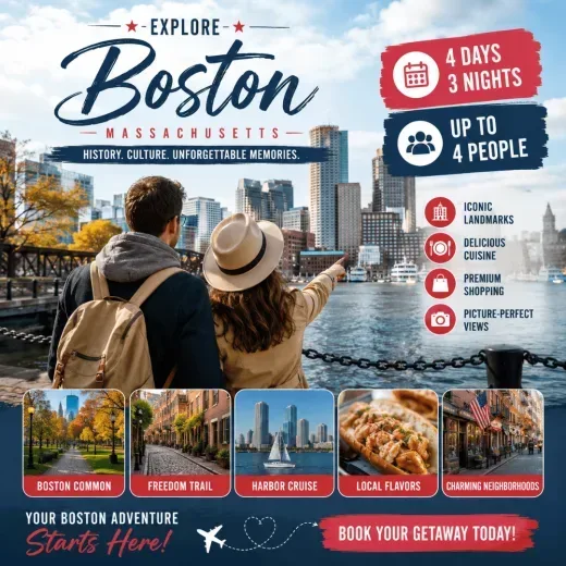 Pennyweight Hotel Boston, Curio Collection by Hilton — 4D/3N Boston, MA