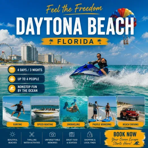 Spark by Hilton Ormond Beach Oceanfront — 4D/3N Daytona Beach